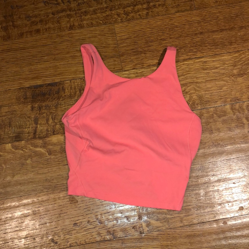 VEUC lululemon align high neck crop top size 4